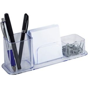 ACESSÓRIO PARA MESA ACRIM 3/1 LAPIS/CLIPS/LEMB CRIS (04817)