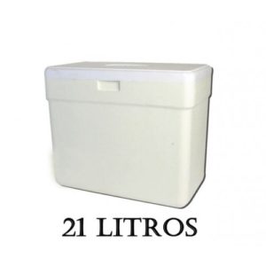 CAIXA DE ISOPOR 21 LTS 438X250X345 COMpaRALARG/ALT