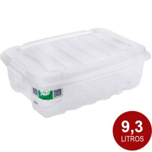 CAIXA PLAST GRAN BOX BAIXA 09,3 LTS 40,5X29X12,2CMS