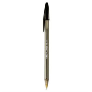 CANETA BIC CRISTAL INTENSO PRETA 1.6MM  (CX COM25)(32091)