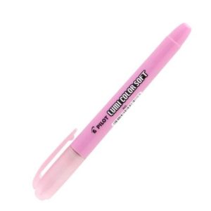 CANETA MARCA TEXTO LUMICOLOR PASTEL ROSA