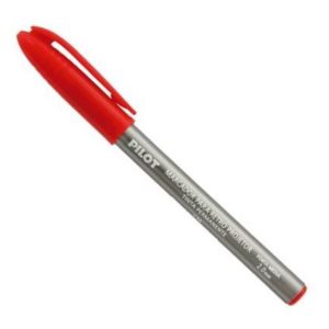 CANETA PARA RETRO PONTA MEDIA PILOT VERMELHA