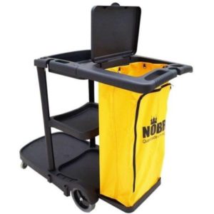 CARRO FUNCIONAL PRETO ALTA CApaC. (COM TAMPA E BOLSA AMARELA) em Bom Jesus dos Perdões SP