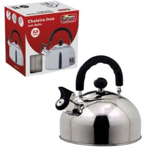 CATUAI - CHALEIRA INOX 2,5LTS COM APITO