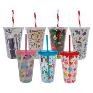 CATUAI - COPO ACRÍLICO 550ML DECORADO DUP. COM CANUDO em Bom Jesus dos Perdões SP