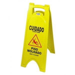 CAVALETE SINALIZAÇÃO PISO ESCORREGADIO em Bom Jesus dos Perdões SP