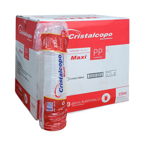 COPO PP 330 ML CRISTALCOPO (PCT COM050) (CX COM1000) em Bom Jesus dos Perdões SP
