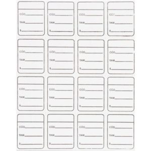 ETIQUETA B04 BR PARA TAG 30X38MM (PCT COM1000)(52508)