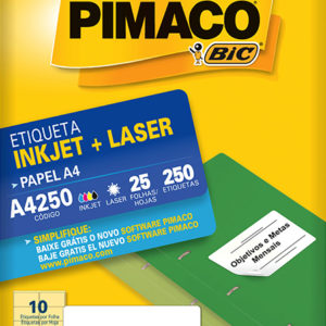 ETIQUETA PIMACO A4 4250 558X990 25 FOLHAS