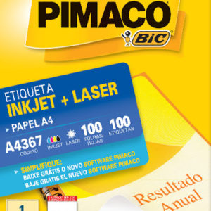 ETIQUETA PIMACO A4 4367