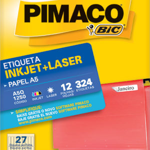 ETIQUETA PIMACO A5Q-1250 120X500 12 FOLHAS