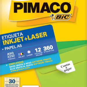 ETIQUETA PIMACO A5Q-2232 220X320 12 FOLHAS