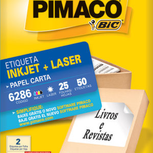 ETIQUETA PIMACO CR-6286 138X213 25 FOLHAS