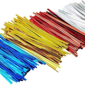 FECHO METALIZADO PARA PRESENTE 12CM (PCT COM100)