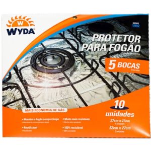 FORRA FOGÃO 5 BOCAS 27X27(08) 52X27(02) (CX COM 10 UNID) WYDA