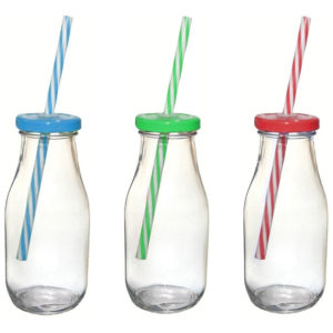 GARRAFA DE VIDRO COM TAMPA E CANUDO em Bom Jesus dos Perdões SP