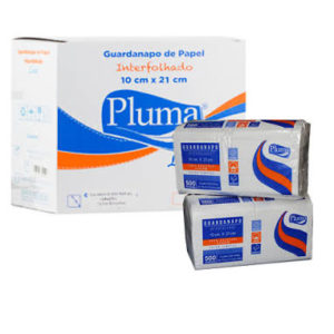 GUARDANAPO INTERF F SIMPLES 10X20CM PLUMA (CX COM6000) em Bom Jesus dos Perdões SP
