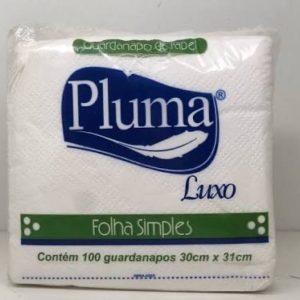 GUARDANAPO MESA PLUMA 30X31 LUXO (PCT COM100) (CX COM3000)