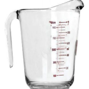 JARRA DE VIDRO MEDIDORA 1000ML