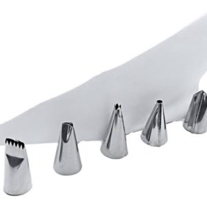 KIT BICO INOX 5 PEÇAS + SACO