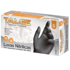 LUVA NITRILICA G (CX COM100) USO GERAL