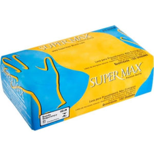 LUVA PROCED/LATEX SUPERMAX M (CX COM100) em Bom Jesus dos Perdões SP