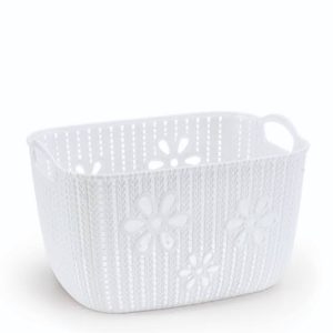 MONTE LIBANO - CESTA FLORAL BRANCA 3,7LTS em Bom Jesus dos Perdões SP