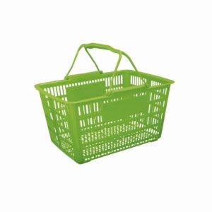 PARAMOUNT - CESTO PARA MERCADO PRATICA 43X31X24CM VERDE