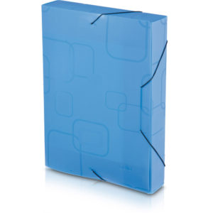 PASTA COM ABA PLÁSTICO 4CM AZUL DELLO em Bom Jesus dos Perdões SP