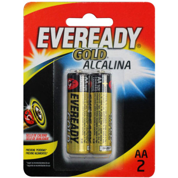 PILHA EVEREADY COM PEQUENO AA+