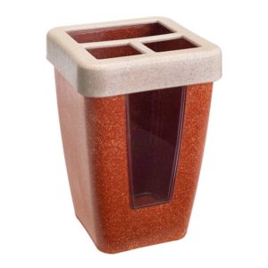 PORTA ESCOVA TERRAÇOTA 12CM em Bom Jesus dos Perdões SP