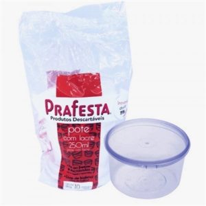 POTE COM LACRE  250 ML (PCT COM10) em Bom Jesus dos Perdões SP