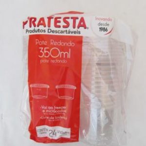 POTE REDONDO PRAFESTA 350 ML (PCT COM25)(CX COM18 PCT)