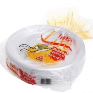 PRATO DE ISOPOR MEIWA M18 18CM COM25 PARASALADA (CX COM36 PCT)