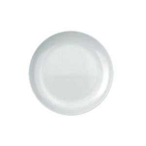 PRATO VIDRO BR RASO 19CM SOBRE OPALINE