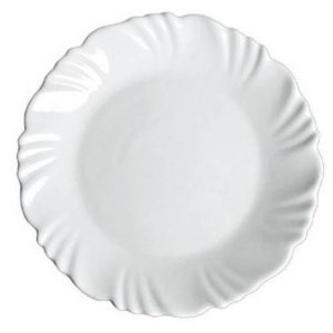 PRATO VIDRO PETALA BR RASO 19CM SOBRE  OPALINE em Bom Jesus dos Perdões SP