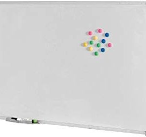 QUADRO AV MAGNETICO 090X060CM BRANCO ALUMÍNIO em Bom Jesus dos Perdões SP