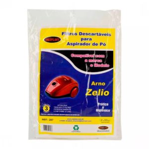 SACO PARA ASPIRADOR DE PO ARNO ZELIO (03UNID)