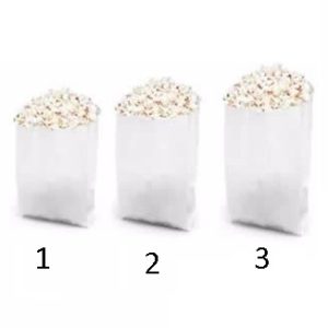 SACO PAPEL PIPOCA N.01 MONO      25GR 11X11 (PCT COM500) em Bom Jesus dos Perdões SP