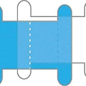 VISOR PARA PASTA SUSP (VISOR CRISTAL/ETIQUETA) CX COM50UNID