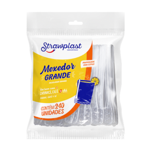 paZINHA PARA DRINK STRAW TRANSP (PCT COM240) em Bom Jesus dos Perdões SP